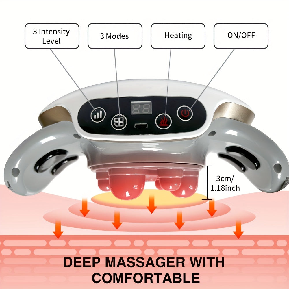 Masajeador Abdominal Automático | 3 Modos | Recargable USB