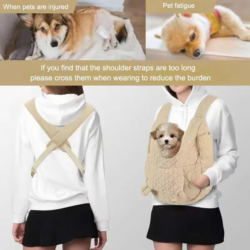 Mochila Transportadora para Perros y Gatos – Gran Capacidad, Impermeable y Resistente al Viento