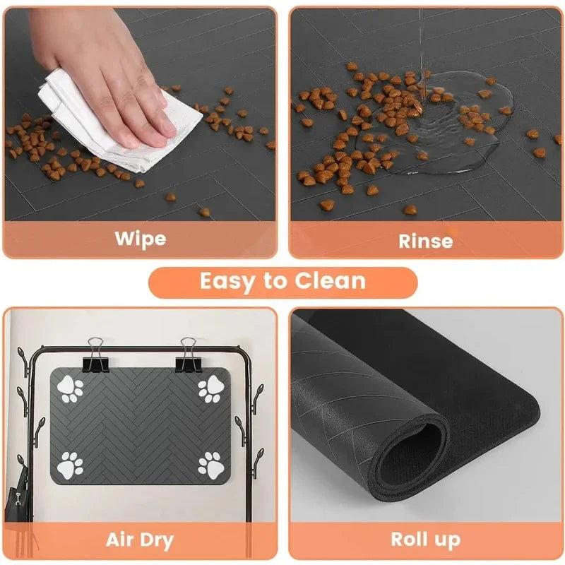 Alfombra Absorbente para Perros y Gatos – Tallas S/M/L, Impermeable y Antideslizante