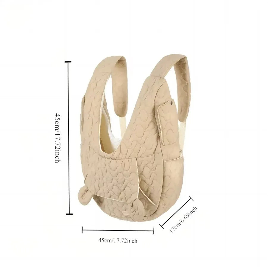 Mochila Transportadora para Perros y Gatos – Gran Capacidad, Impermeable y Resistente al Viento
